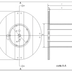 Carretel 150/80 – Norma ABNT 11137