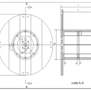 Carretel 260/120 – Norma ABNT 11137